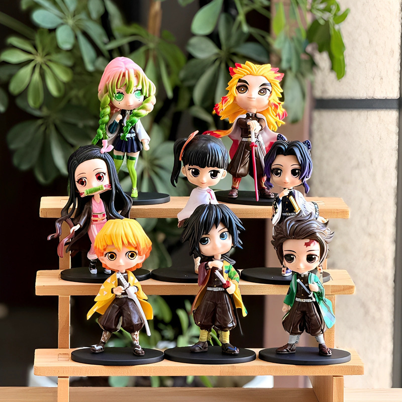 Large PVC Demon Slayer figure Tanjiro Nezuko anime character model blind box decoration Large PVC Demon Slayer figure Tanjiro Nezuko anime character model blind box decoration