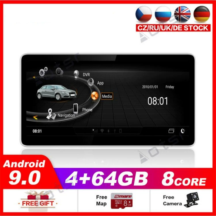 Подходит для Audi A4LQ5L Android навигации всесторонняя машина 9,33 дюйма 4G полная сеть восемь ядер 8+64Гб Carplay