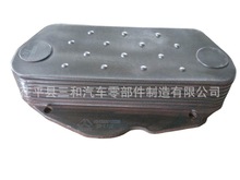 适用于重汽国三机油冷却器