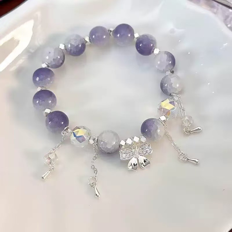 超仙爆款蝴蝶结手链轻奢小众高级感串珠手串甜美气质百搭手饰合集|undefined