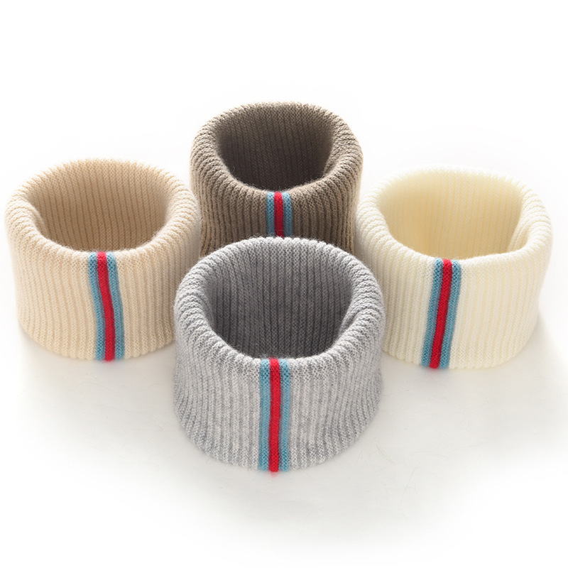 Manufacturer wholesale: new autumn/winter collection of cashmere neck warmers, featuring contrasting colors, thickened material for warmth, and designed for both men and women