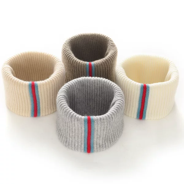 Manufacturer wholesale: new autumn/winter collection of cashmere neck warmers, featuring contrasting colors, thickened material for warmth, and designed for both men and women