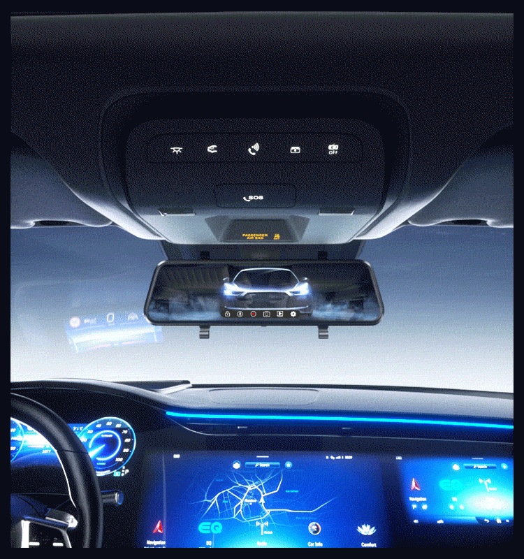 Suitable for the first-generation dashcam 2026 new model, no-wiring reverse camera with dual front and rear streaming video
