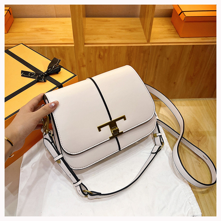 2023 New Fashionable and Minimalist Underarm Casual Western Style Solid Color Saddle Handheld One Shoulder Crossbody Bag_voghion.com