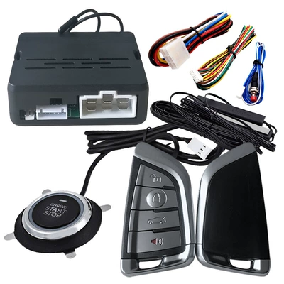 Entry One-key Start System | Car anti-theft device - pke-starts-without-flashing-light-with-q06-remote-control