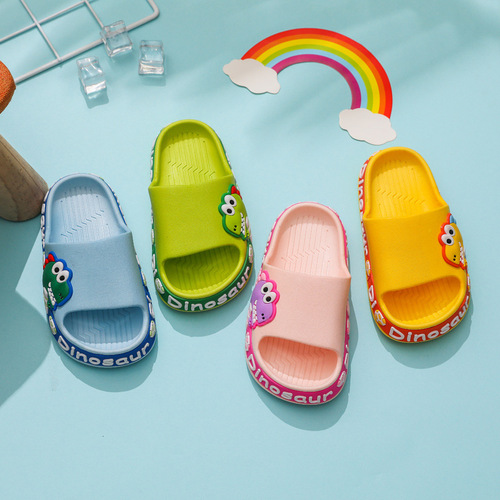 Children's cartoon shoes for girls and boys in summer, cute bathing and outdoor wear, baby non-slip wear-resistant indoor home sandals