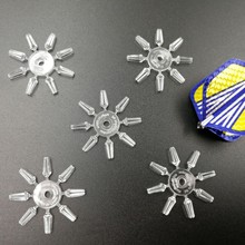 厂家现货40粒/包镖翼保护器 黑色透明色pc塑料尾翼保护器2g/包