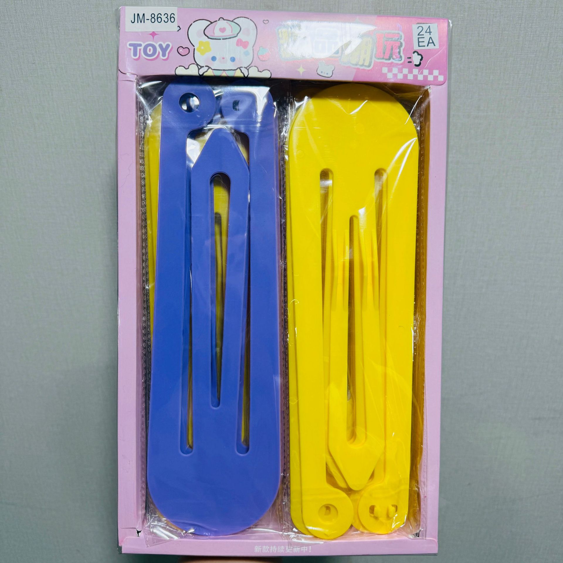 28CM Übergroße Haarspangen-Kammset - Lustiger Requisiten-Set für Fotos, riesiges Zubehör, witziges Geschenk