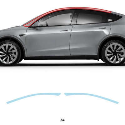 Car paint protective film, TPU imported invisible car clothing - ac-column-tpu-transparent-protective-film-new-version-of-model-y-in-2025