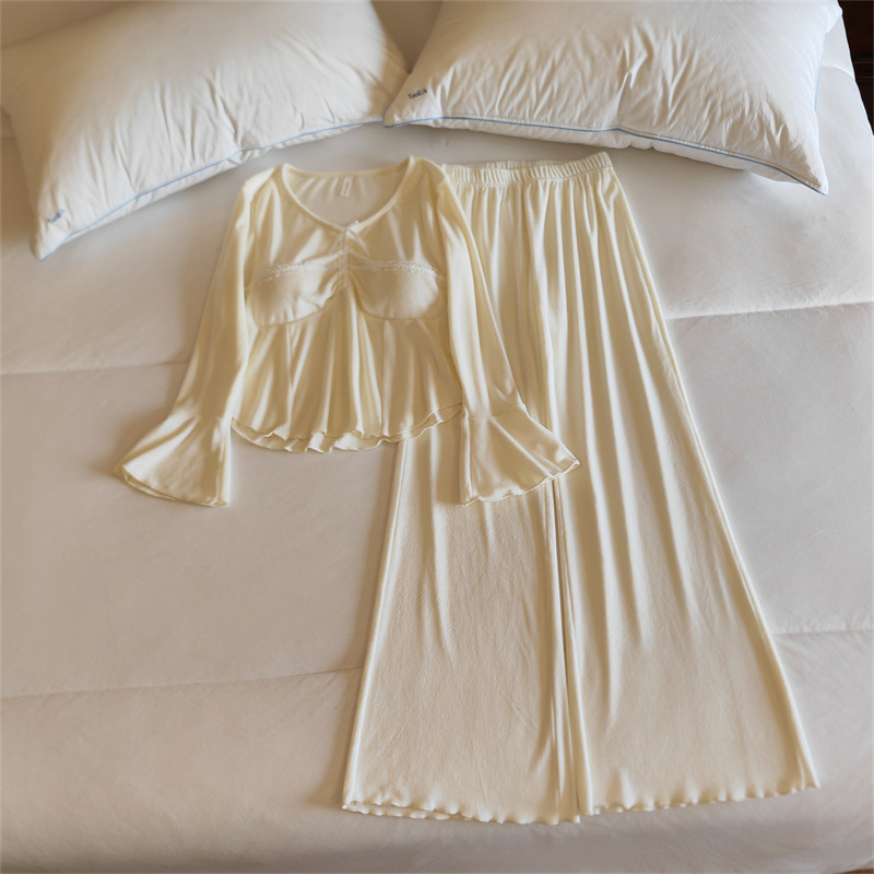 8644#(가슴 패드 포함) 슈트 크림 옐로우 아일랜드 벨벳