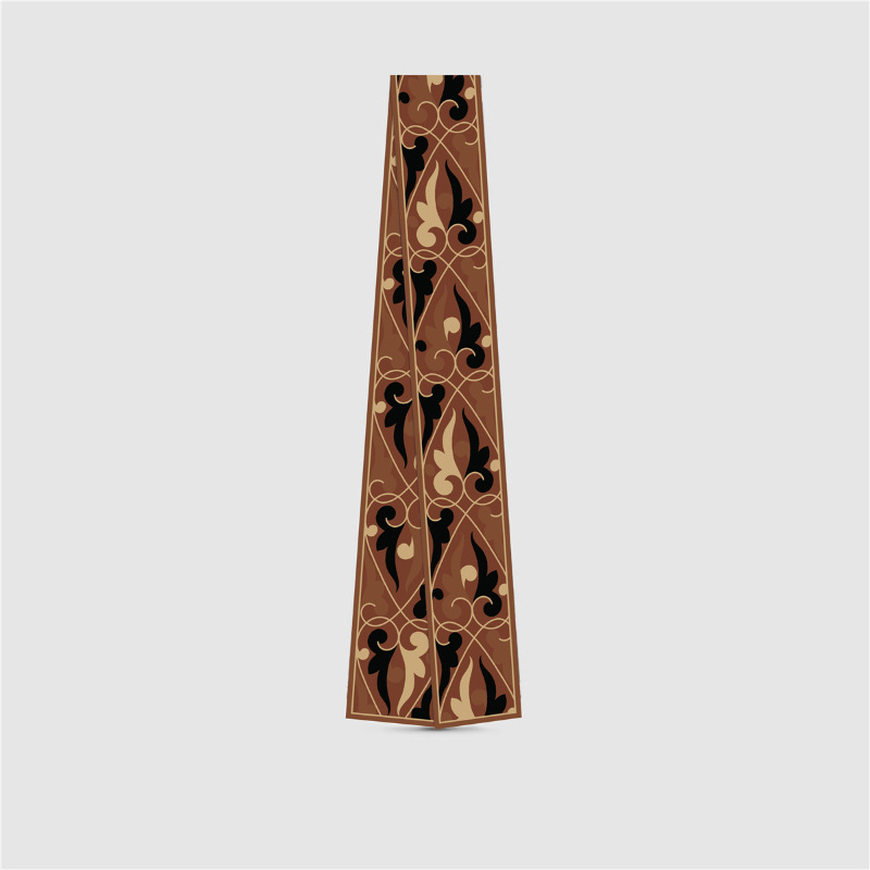 Nueva serie de Dunhuang larga pequeña bufanda de seda estilo coreano de alto grado versátil decorativo profesional pequeña bufanda cinta atada bolsa