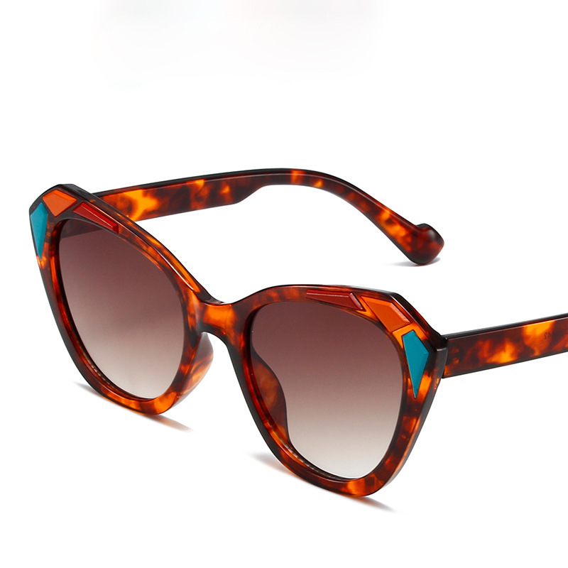 Gafas de sol de moda con marco TR de ojo de gato moderno retro, gafas de sol de alta gama europeas y americanas transfronterizas, Sunglasses