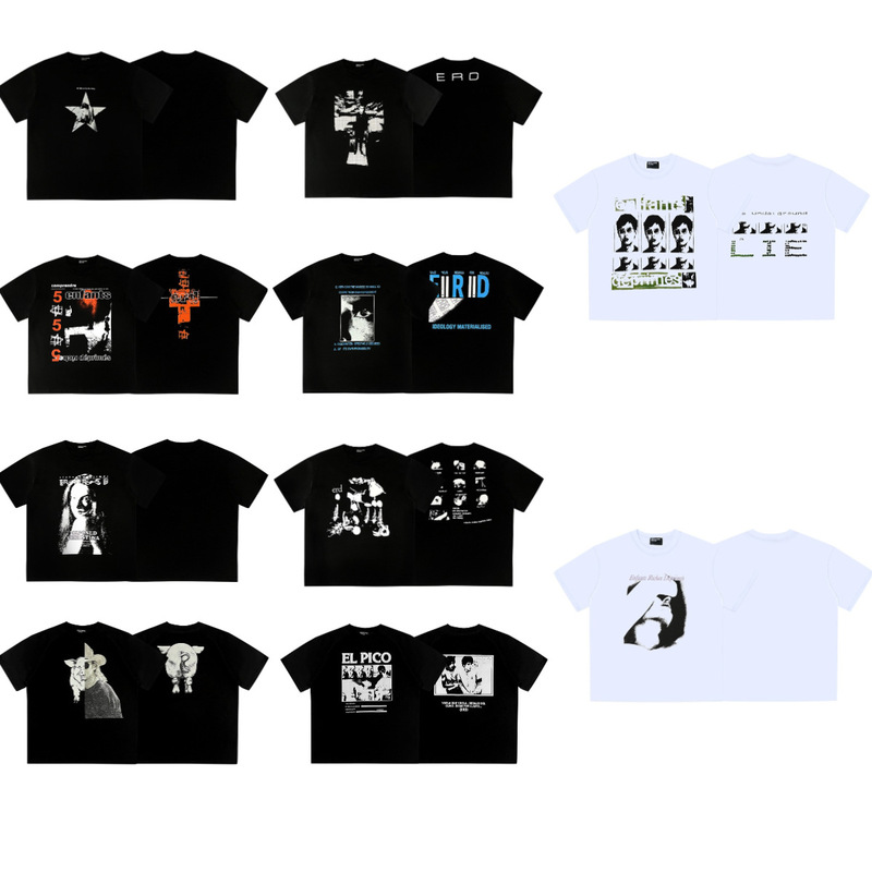 E.R.D Spring and Summer New Hip-Hop Casual American Trendyy Street Cross-Border T-Shirt
