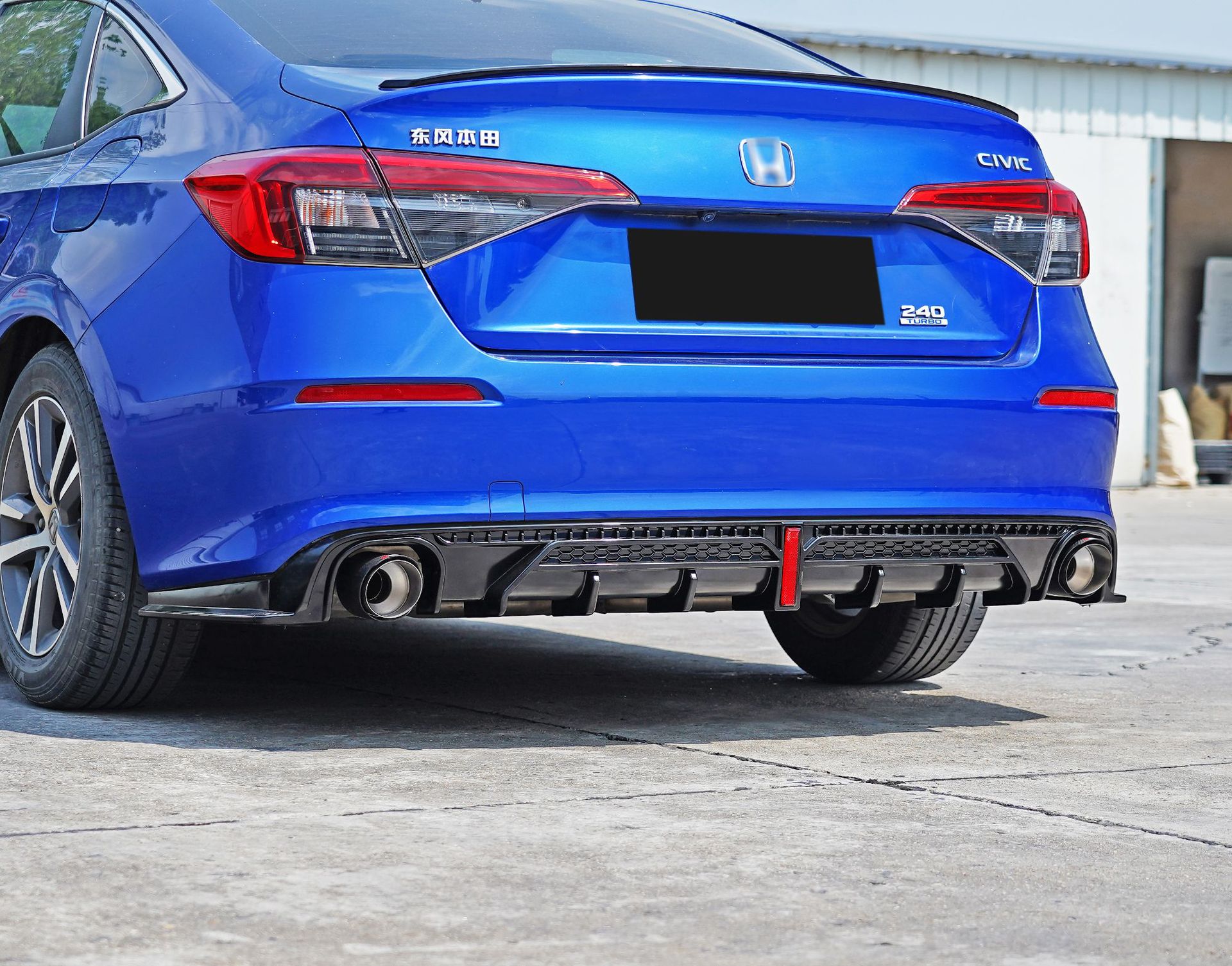 Suitable for 22 models of the 11th generation Civic modification: rear lip, rear spoiler, rear bumper, front splitter, front lip, side skirts, and rear wing