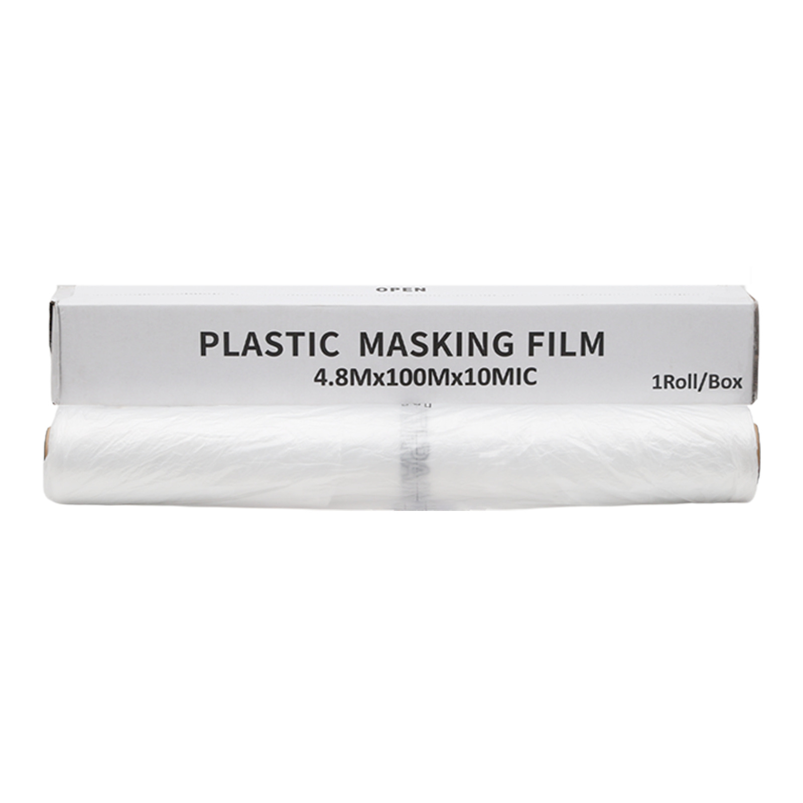 Automotive Spray Paint Masking Film, Large Dust-Proof and Splash-Proof Permeable Plastic Film, Disposable Thickened Transparent Masking Film