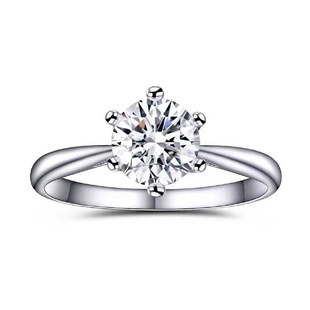 Best-Selling In-Store Henan Lab-Grown Diamond Classic Romantic Pt950 Platinum Saturday Claw Engagement Ring Direct from Manufacturer