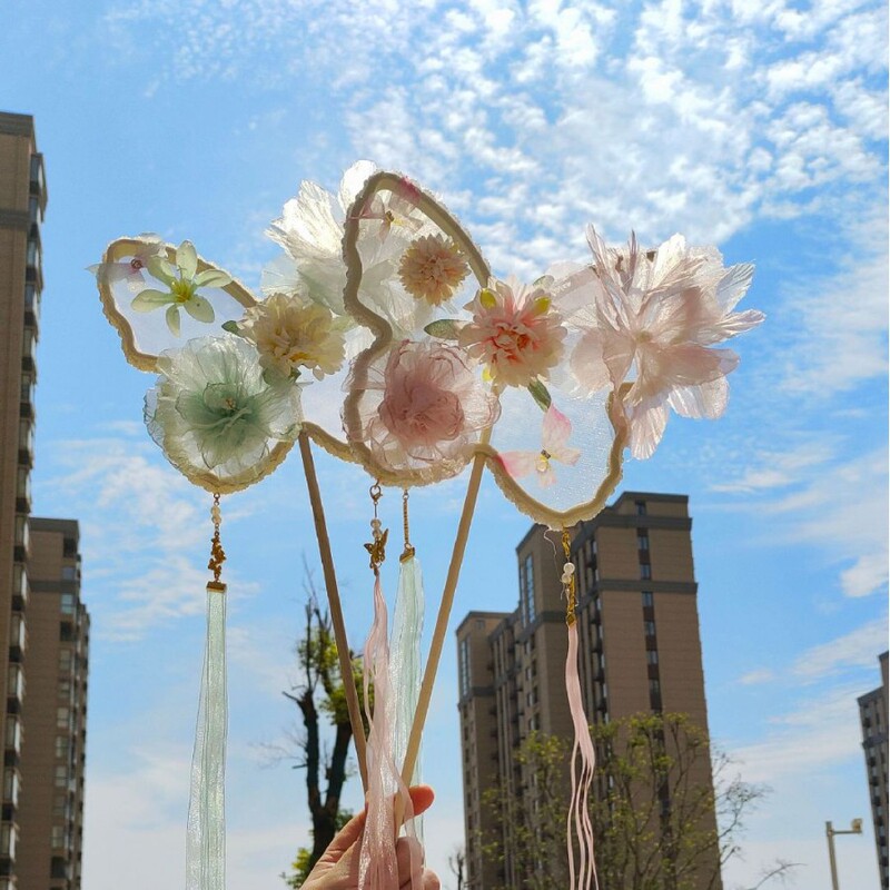 古代スタイルの扇子、漢服、チャイナドレスアクセサリー、手回し扇子、夏の新しい中国風のポータブル写真撮影、中国風の古典扇子|undefined