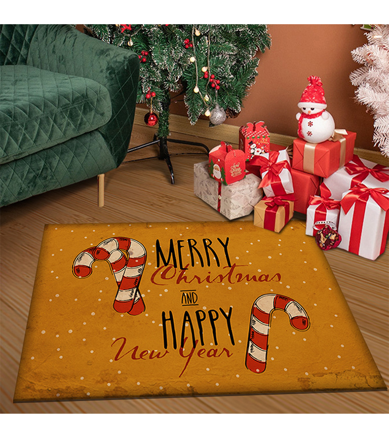 跨境地毯地垫,圣诞地垫,卡通地毯,玄门门垫,入户地垫