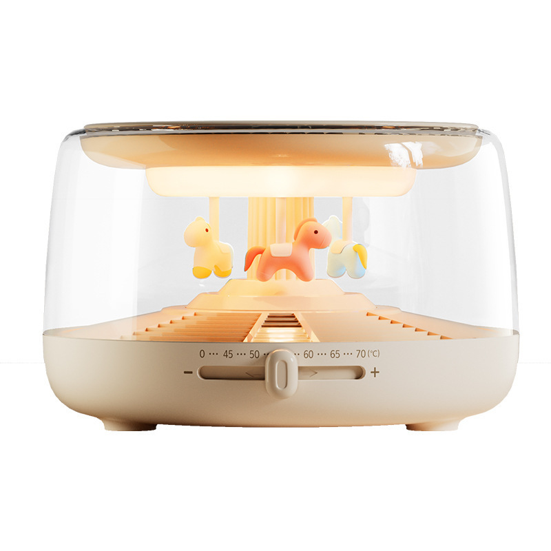 热销新品恒温加热杯垫电热暖杯垫加热精美礼盒礼袋木马花茶保温杯