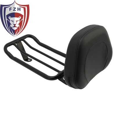 Suitable for Kawasaki Vulcan S Vulcan 650 VN650 modified motorcycle rear shelf travel rack tail rack (Motorcycle cushion) - matte-black