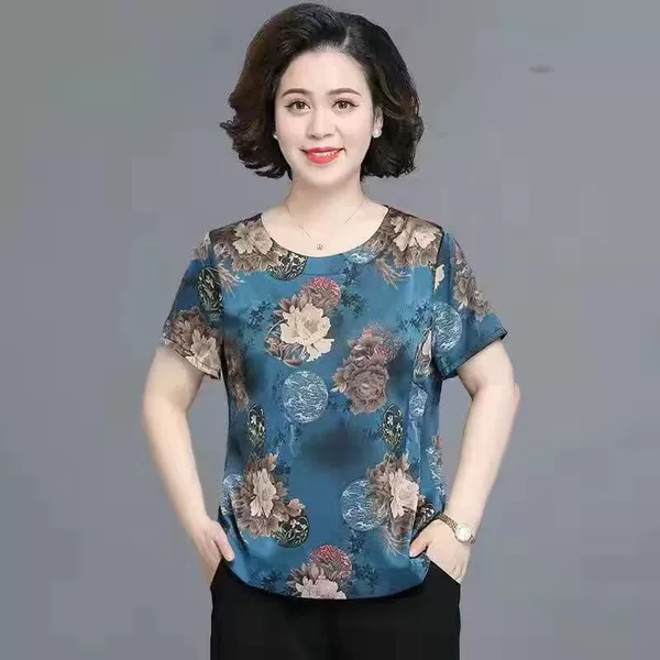 Blue circle top