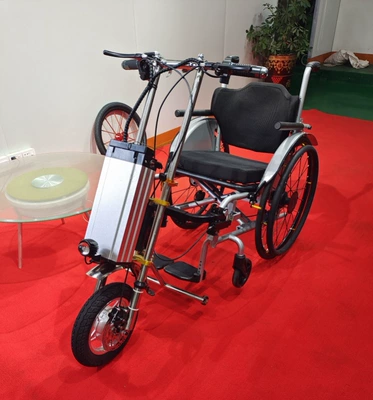 Manufacturer's Ready-Made Electric Wheelchair, Qatlanan elektrik velosipedlər - double-pole-wheelchair-complete-vehicle