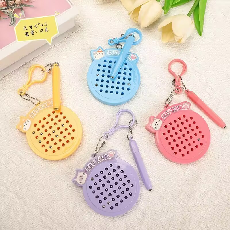 Cartoon Cat Magnetic Drawing Board Backpack Pendant Children's Educational Toy Small Gift for Kids in the Class