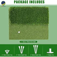 SEEKFUNS Гольф Коврик 30*60 Оди́нная трава Golf Коврик для внутреннего и наружного гольфа производитель