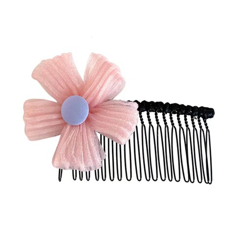 Korean version of children's broken hair artifact, anti-slip hair comb for the back of the head, little girl's flower insert comb, bangs arrangement hairpin headgear