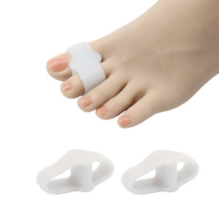 Cross-Border Popular Thumb Valgus Separator with Double Holes for Men and Women, Day and Night Use, Toe Overlap Correction Separator