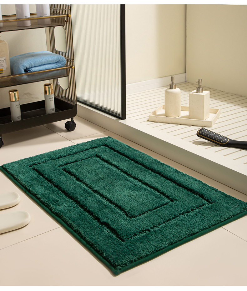 Saugfähige Badezimmer Wc Bodenmatte Rutschfester Vorleger_voghion.com