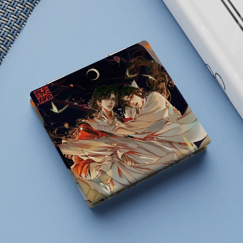 Книга Небесного Благословения? Но элемент: "Heaven Official's Blessing, handheld folding double-sided mirror for students" перевод: "Учебная/для учеников карманная складная двусторонняя зеркало" Correction: provide clean translation: