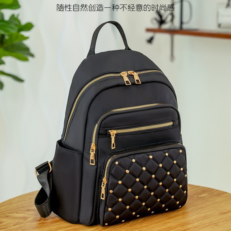 Large-Capacity Women's Backpack, Foreign Trade Wholesale, Korean Style Solid Color Backpack, School Bag for Women, High Aesthetic Value, Outdoor Travel, Anti-Theft Large-Capacity Women's Backpack, Foreign Trade Wholesale, Korean Style Solid Color Backpack, School Bag for Women, High Aesthetic Value, Outdoor Travel, Anti-Theft