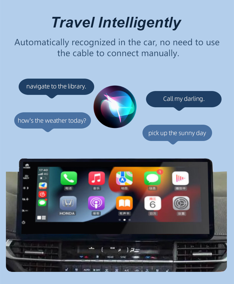 Airplane mirror CarPlay wired to wireless box Android Auto car machine interconnection box TYPE-C adapter