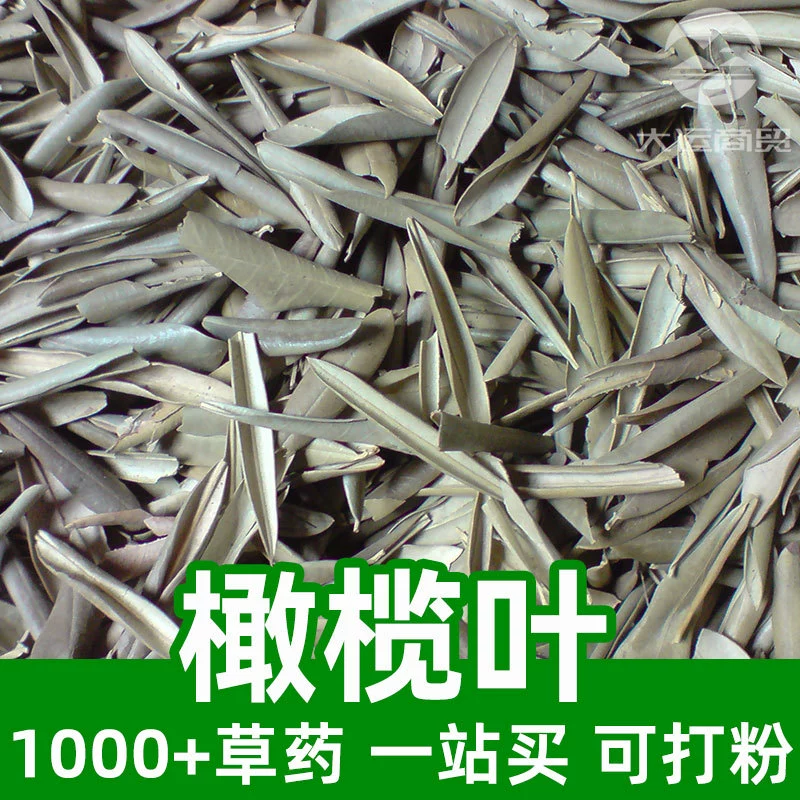 Оливковый лист 1 кг пищевой Китайский травяной медицинский порошок сырья оливковые листья зеленые плоды лист плодов