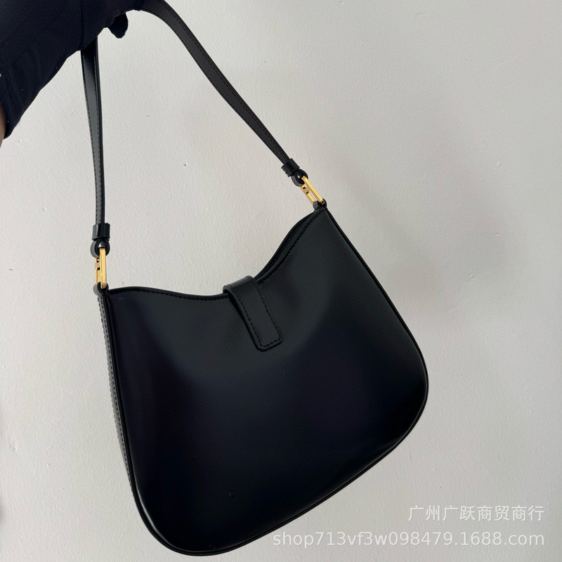 P ラダ レディース クレオ 光沢のある牛革 ショルダーバッグ 脇の下バッグ 高品質 リアルショット クロスボーダー用|undefined