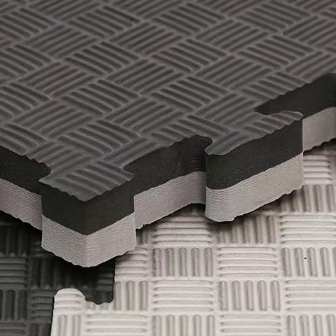 Taekwondo almohadilla de artes marciales Sanda estera de entrenamiento gruesa estera deportivo jardín de infantes 1m * 1m estera de espuma