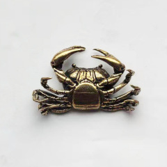 Pure copper antique crab sculpture personalized creative craft decoration manufacturer wholesale