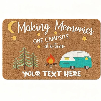 Avtomobil döşəmə paspasları — Shipping Available - zx-camping-theme-floor-mat-4-4060-imitation-coconut-palm