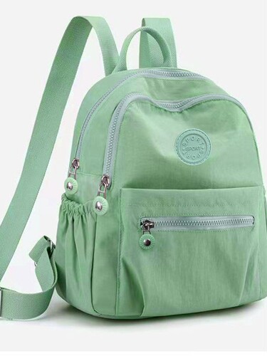 Nylon oxford backpack, new Korean style small backpack, women's all-matching fashionable canvas schoolbag, mommy bag, national trend