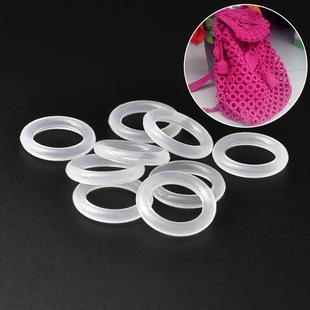 50pcs crochet loop crochet thread shaping ring o-ring plastic ring 2cm