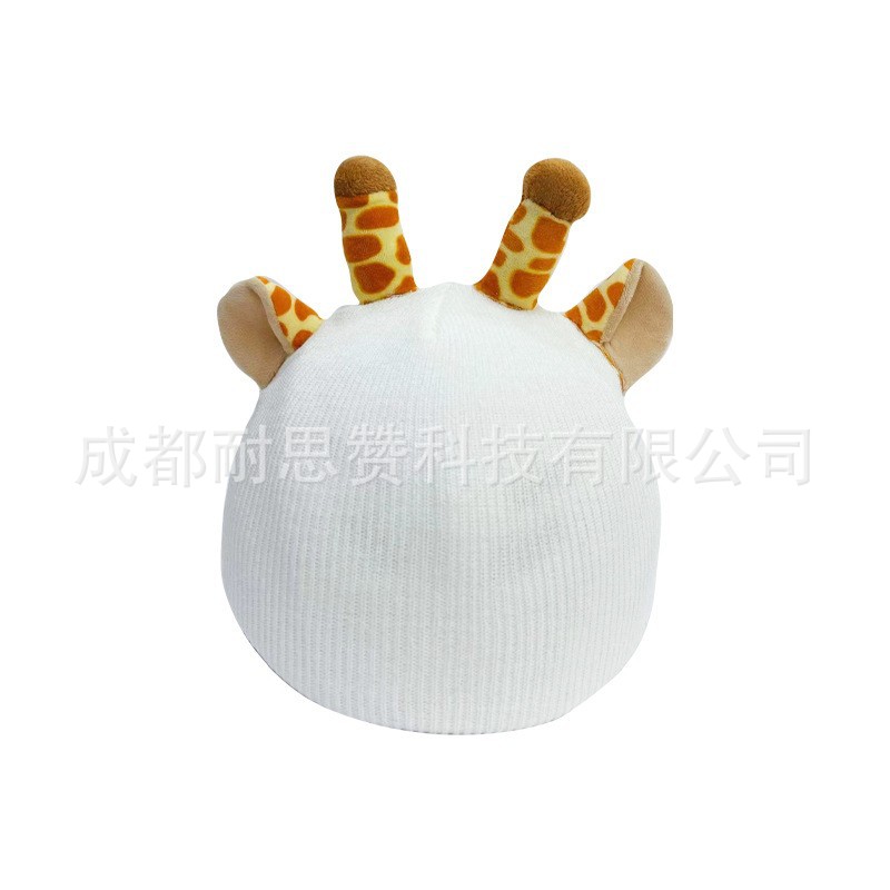 Cubierta de casco de esquí de dibujos animados lindo personalidad cálida placa única cubierta de casco de doble placa bicicleta muñeca cubierta decorativa a prueba de viento