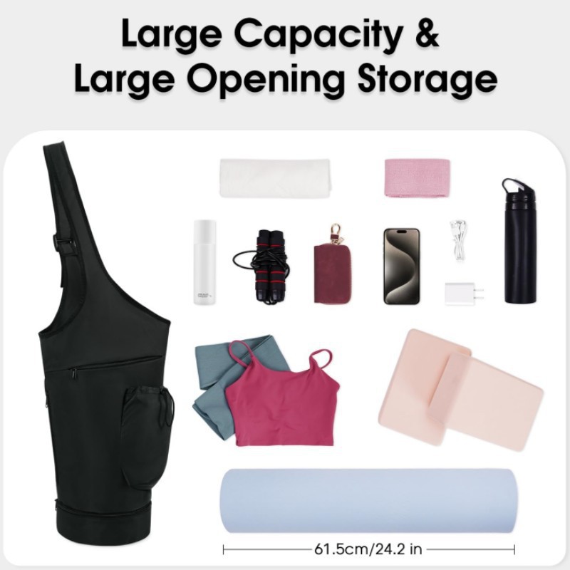 Amazon nueva estera de yoga mochila portátil bolsa de equipaje de viaje multifuncional bolsa de fitness deportiva bolsa de esterilla de yoga