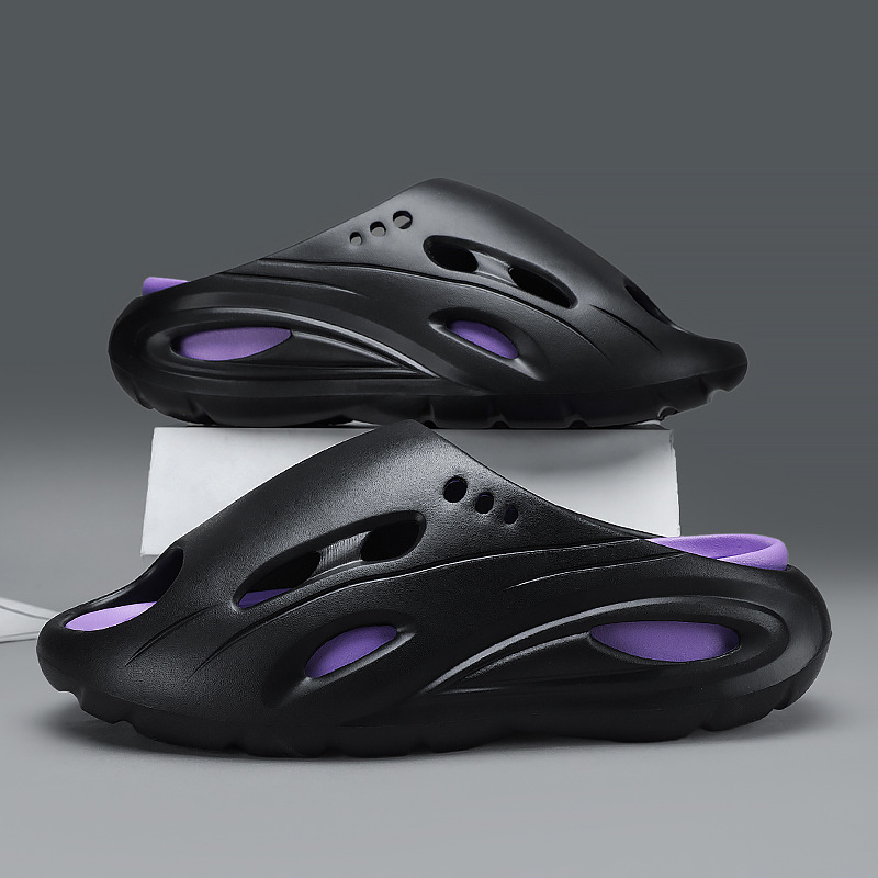 Nueva eva deportiva americana, sandalias y pantuflas desmontables antideslizantes, zapatos de playa para hombre