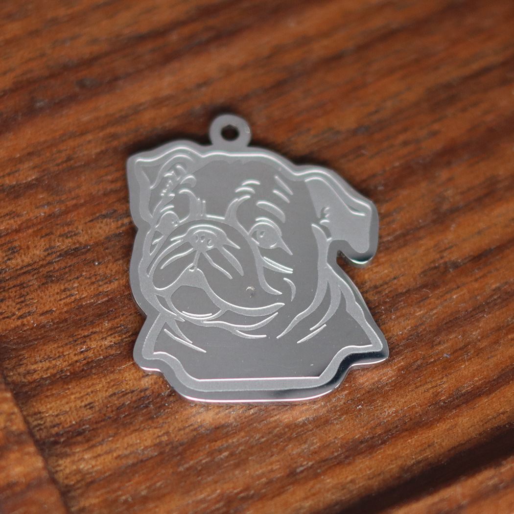 1 Piece Quantity 1 Piece 2.3*2.9cm 304 Stainless Steel Dog Pendant