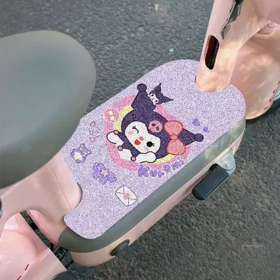 Vehicle Floor Mats for Home Use, Non-Slip, Avtomobil döşəmə paspasları - purple-kurome-need-to-cut-it-yourself-3050cm-universal-for-small-pedals