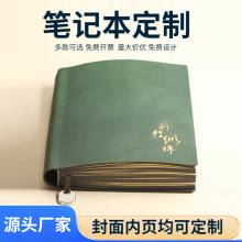 新款a5加厚羊巴软皮笔记本本子商务办公会议记录本定制可印logo