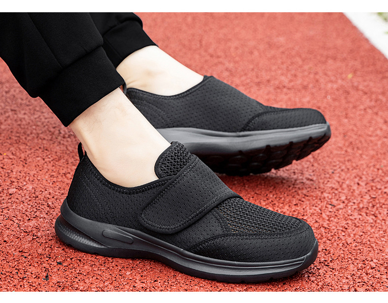 Cross-Border Hot-Selling Summer For Men And Women, Wide Version With Velcro, Breathable Mesh Sports Shoes, Lightweight_vogvips.com
