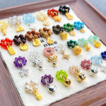 红玛瑙水晶跑环跑圈珍珠手串圆珠珠圈手工diy手链提溜饰品配件