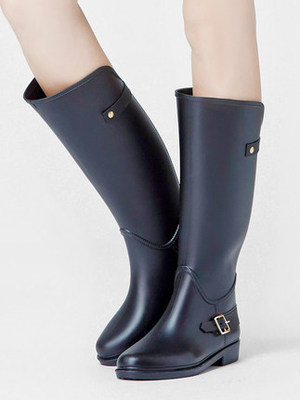 雨靴女式時尚款外穿馬靴水鞋女高筒長筒防水膠鞋防雨雨鞋女士水靴